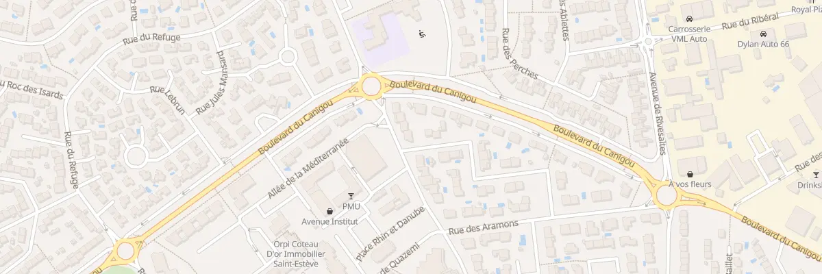 Plan du 20 Rue des Malvoisies à Saint-Estève