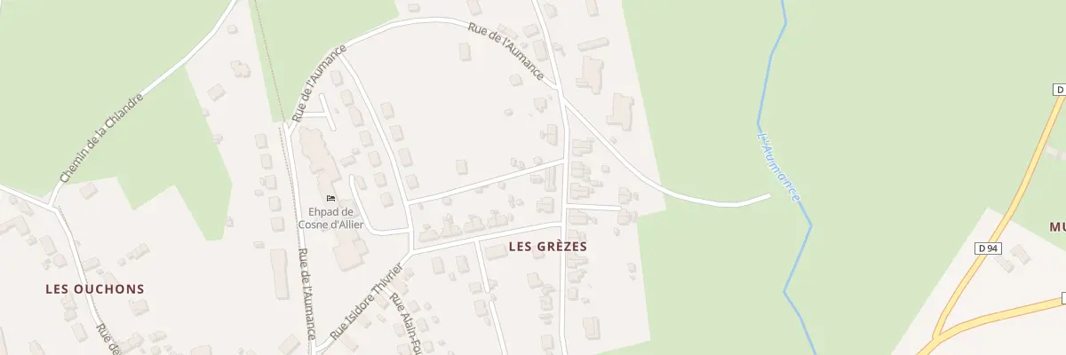 Plan du 27 Rue des Grezes à Cosne-d’Allier