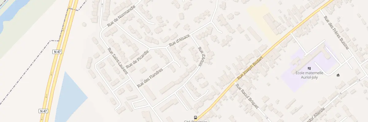 Plan du 9 Rue Lorraine à Wingles