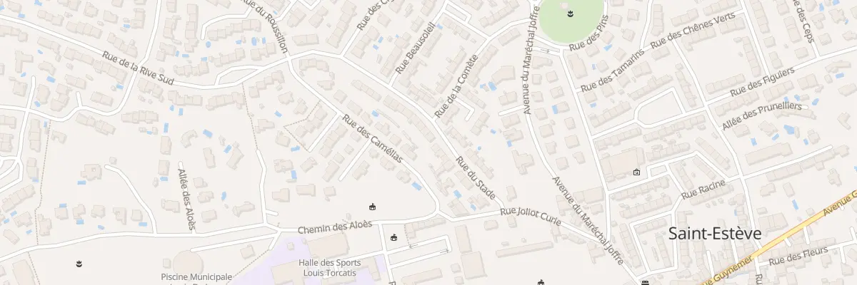 Plan du 11 Rue du Stade à Saint-Estève