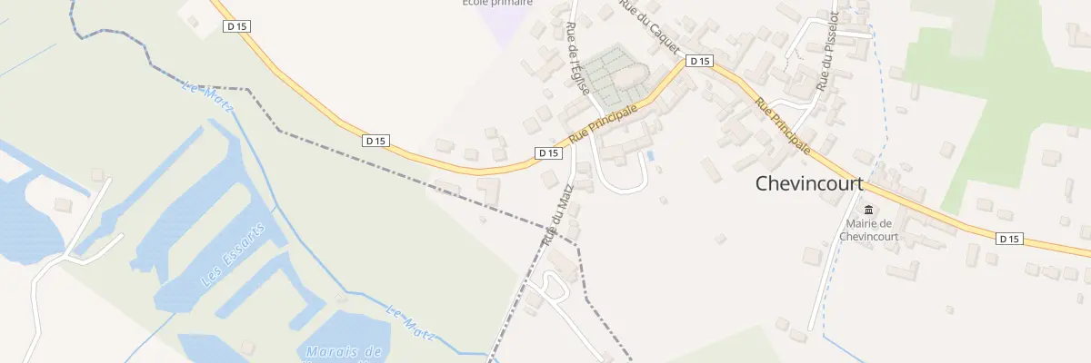 Plan du 554 Rue Principale à Chevincourt