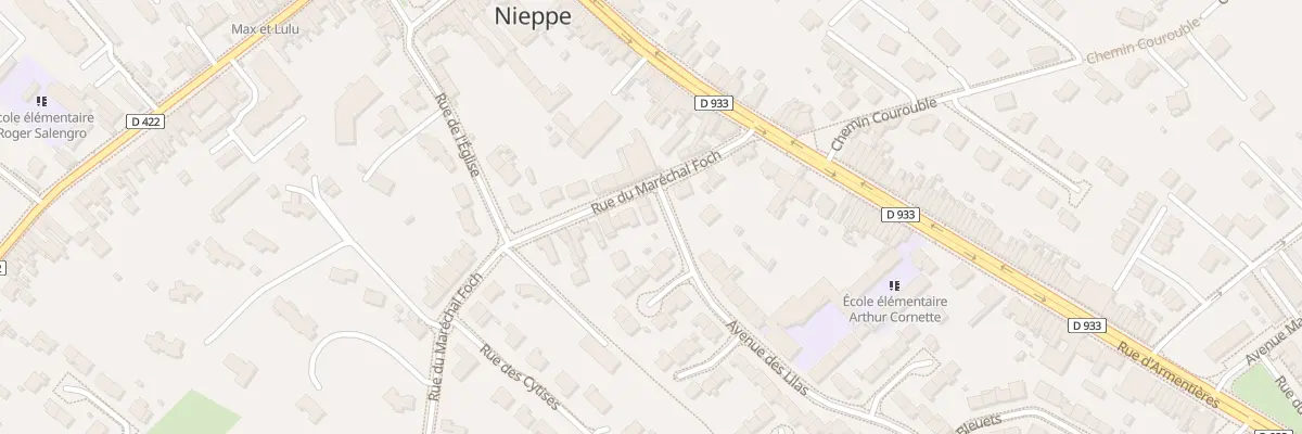 Plan du 139 Av des Lilas à Nieppe