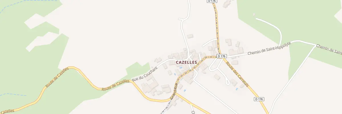 Plan du 5330 Cazelles à Aigues-Vives
