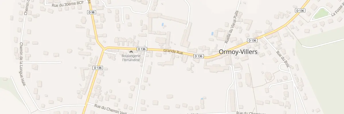 Plan du 16B Gr Grande Rue à Ormoy-Villers