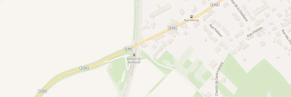Plan du 833 Rue d’Arras à Bailleul-Sir-Berthoult