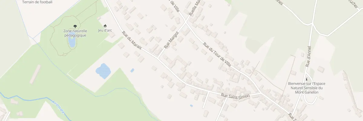 Plan du 66 Rue Saint-Simon à Clairoix