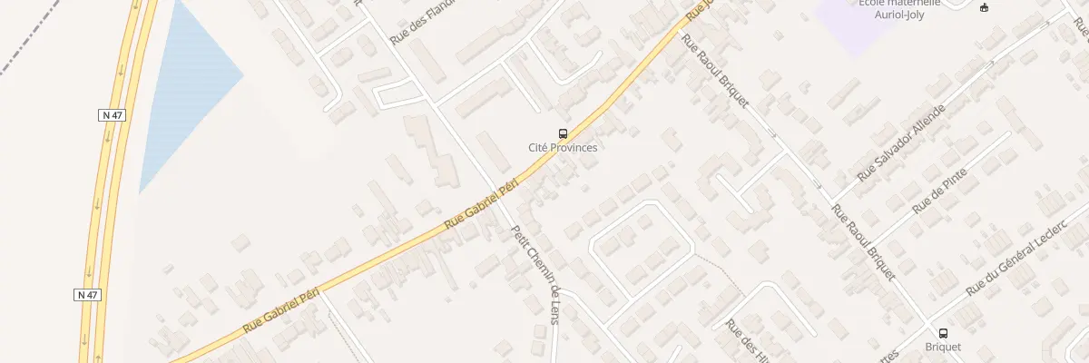 Plan du 185 Rue Gabriel Péri à Wingles