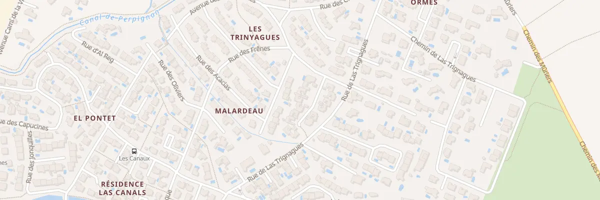 Plan du 8 Rue des Micocouliers à Canohès