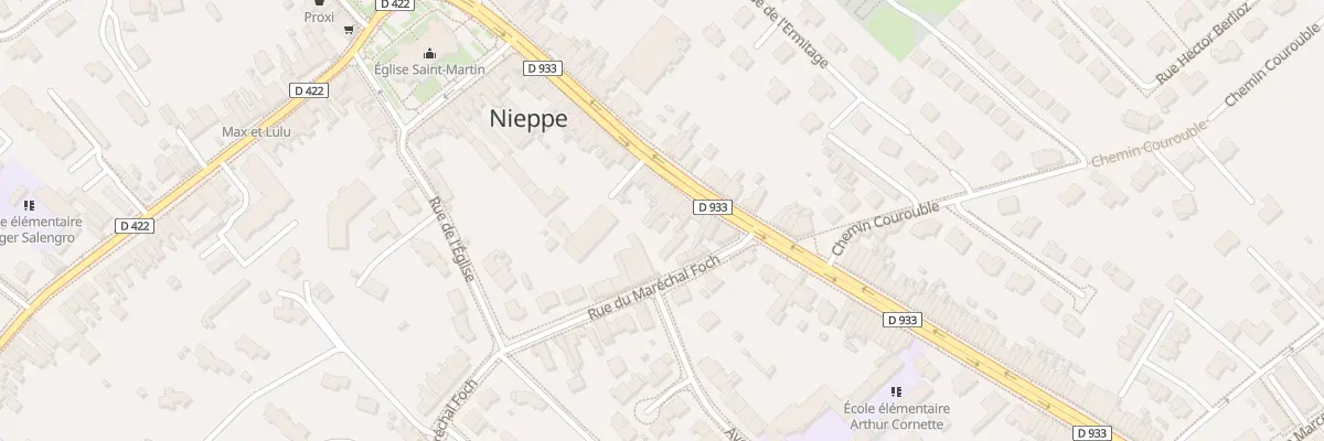 Plan du 236 Rue d’Armentieres à Nieppe
