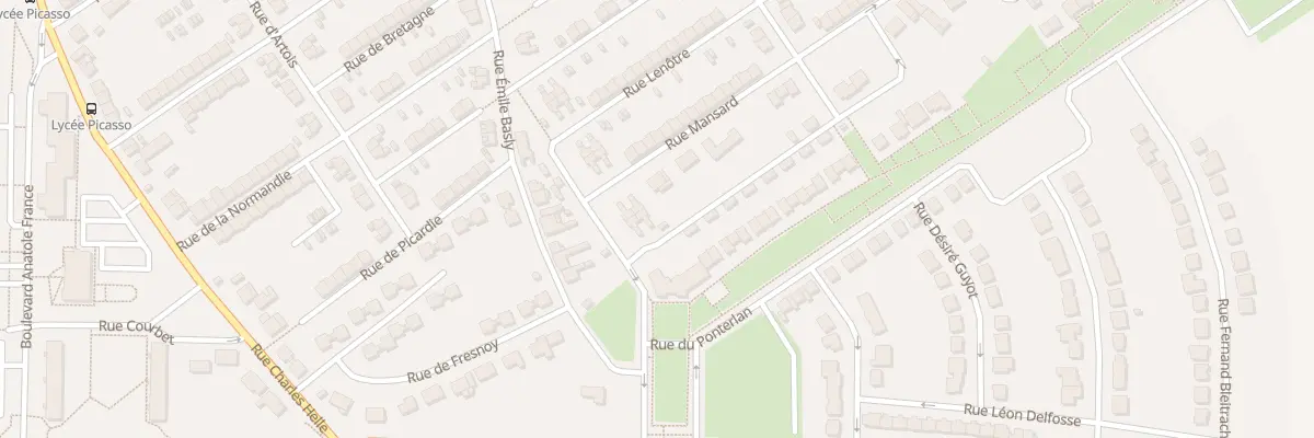 Plan du 25 Rue Houdon à Avion