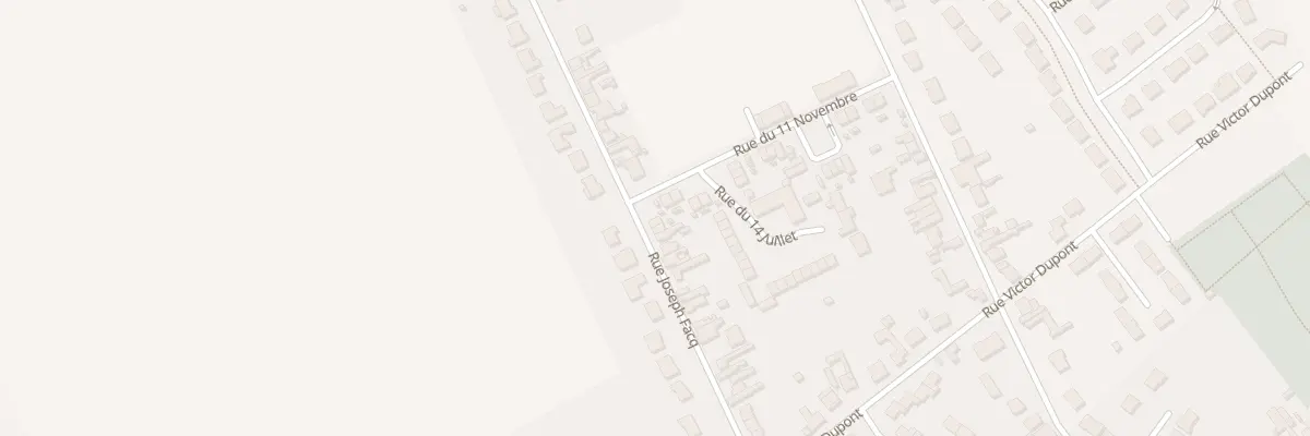 Plan du 52 Rue Joseph Facq à Vendin-le-Vieil