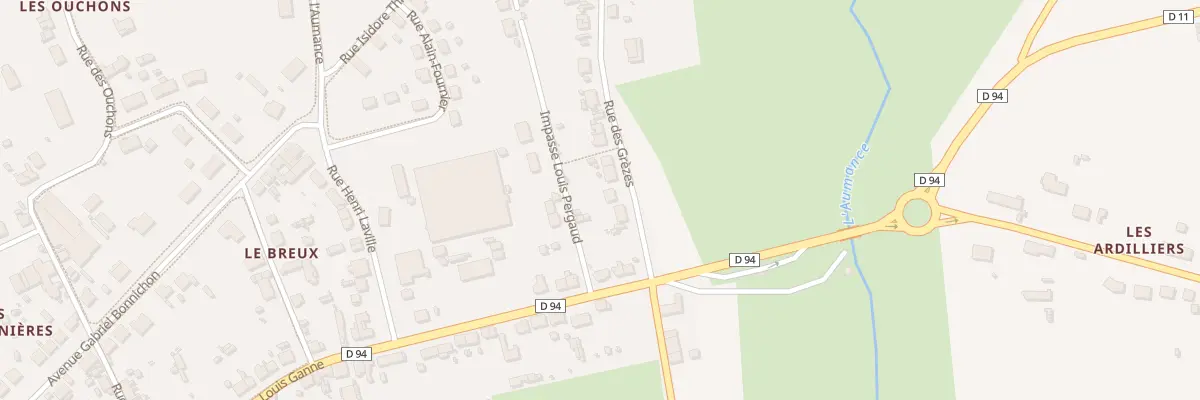 Plan du 1B Rue des Grezes à Cosne-d’Allier