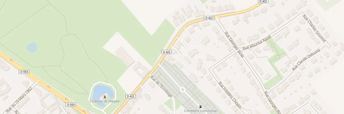 Plan du 250 Rue de Warneton à Nieppe