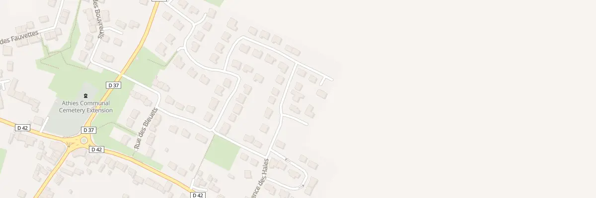 Plan du 38 Residence des Haies à Athies