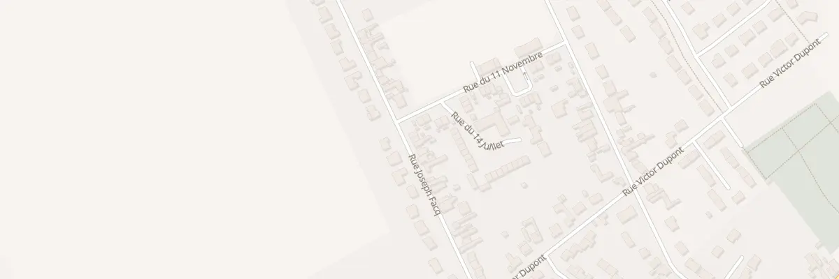 Plan du 50 Rue Joseph Facq à Vendin-le-Vieil