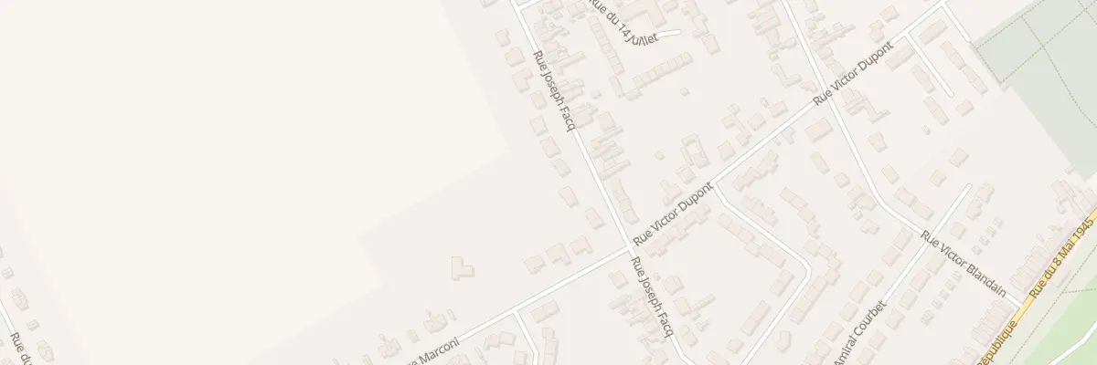 Plan du 23 Rue Joseph Facq à Vendin-le-Vieil