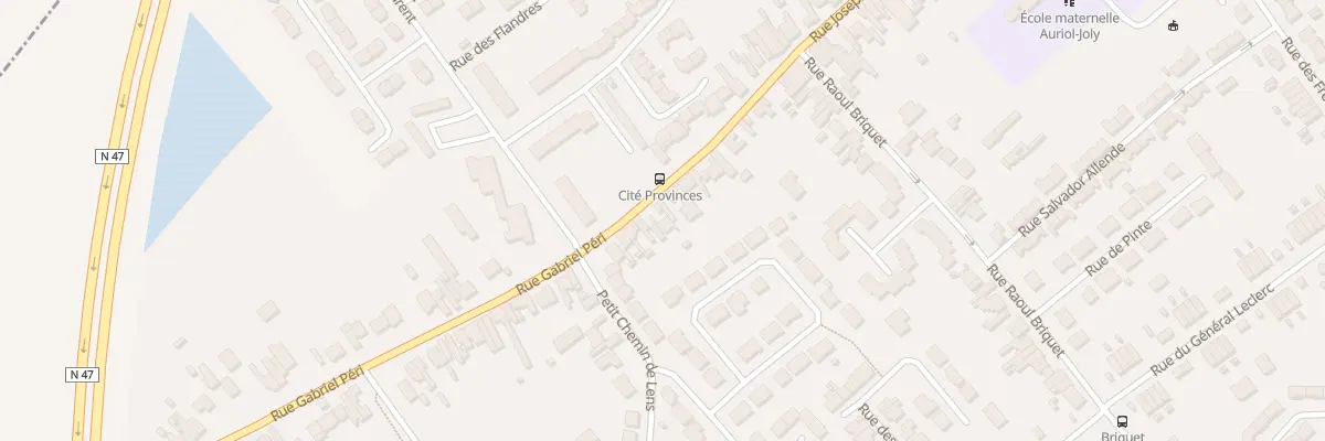 Plan du 181 Rue Gabriel Péri à Wingles