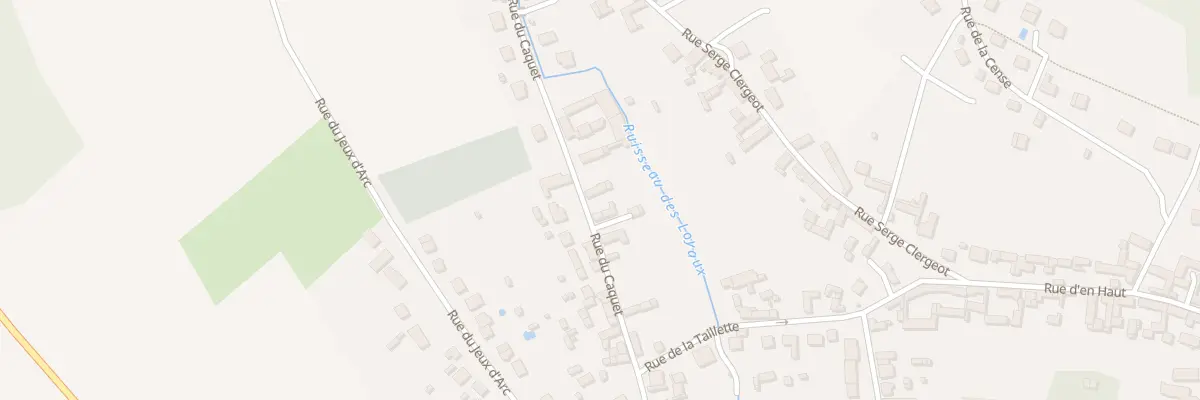 Plan du 323 Rue du Caquet à Chevincourt