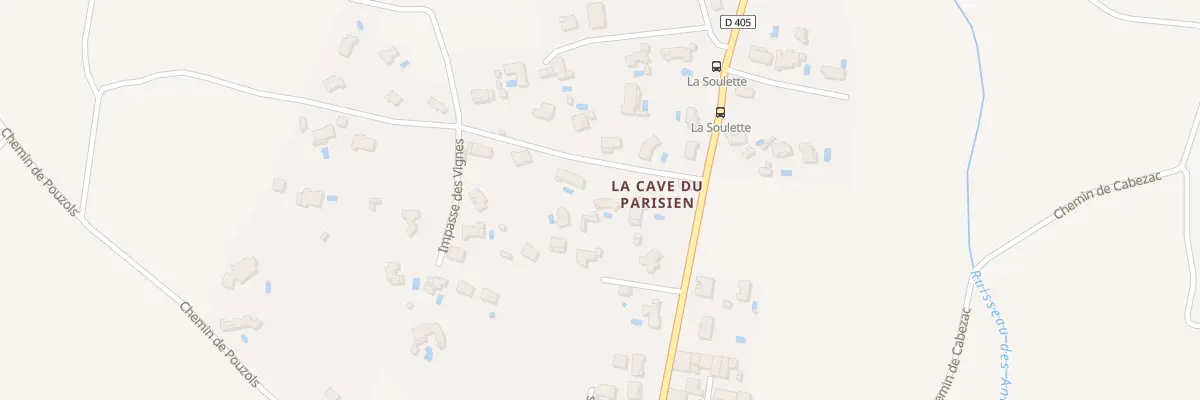 Plan du 1T Rue du Pech d’Engiscle à Sainte-Valière