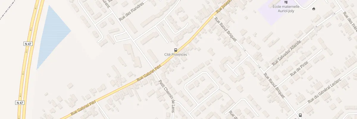 Plan du 179 Rue Gabriel Péri à Wingles