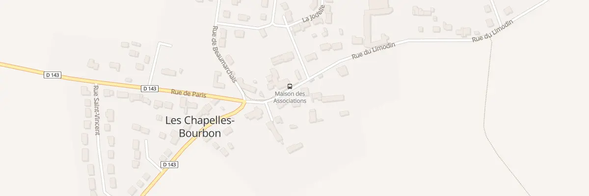 Plan du 10 Rue du Limodin aux Chapelles-Bourbon