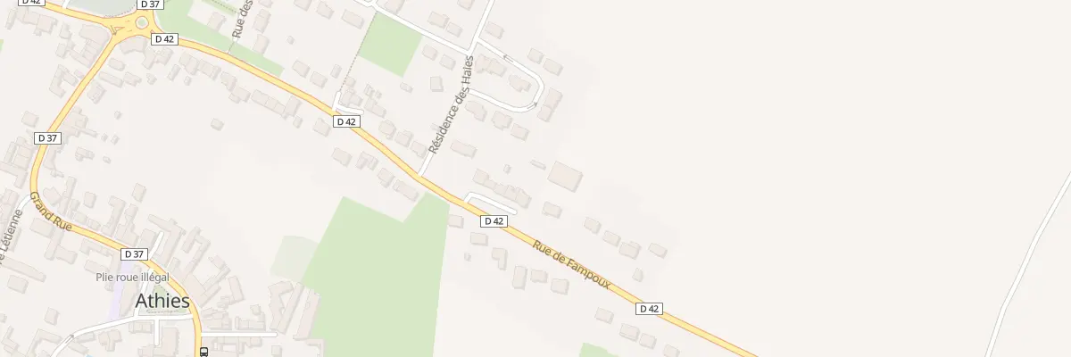 Plan du 28 Rue de Fampoux à Athies