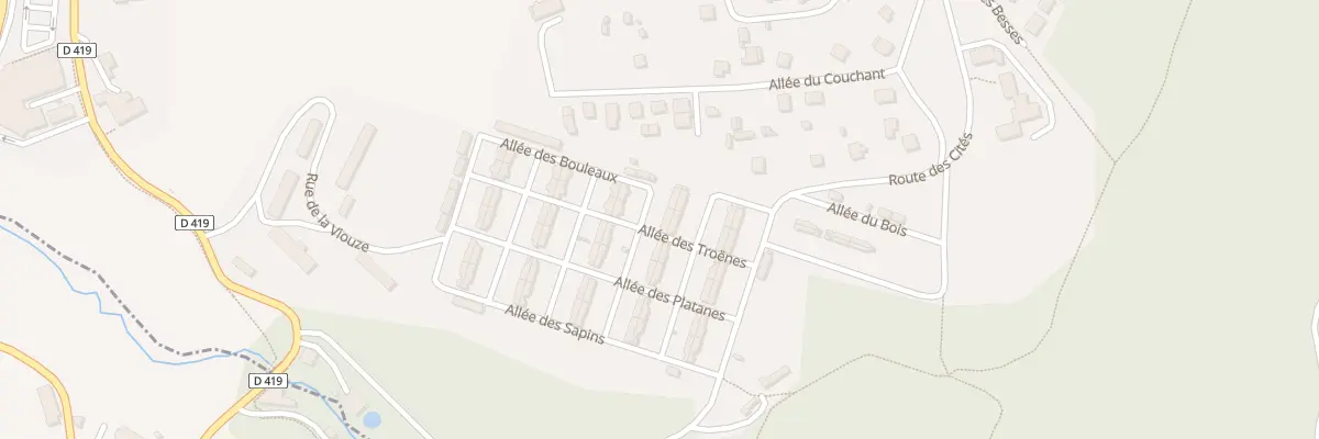 Plan du 83 All des Troenes à Saint-Georges-de-Mons