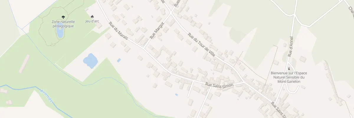 Plan du 62 Rue Saint-Simon à Clairoix