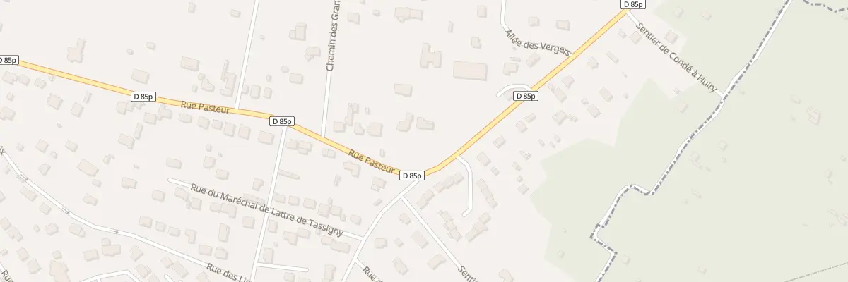 Plan du 191 Rue Pasteur à Condé-Sainte-Libiaire