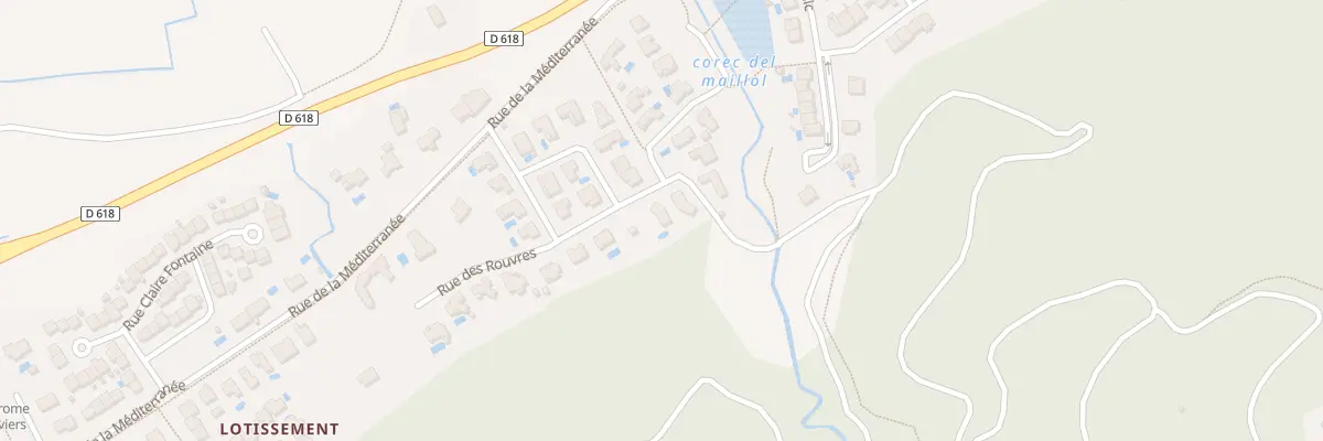 Plan du 16 Rue des Chênes - Lièges au Boulou