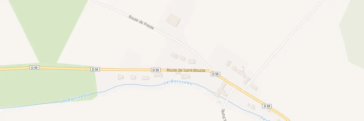 Plan du 3 Rte de Presle à Vinon