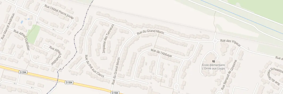 Plan du 23 Rue de l’Abbaye à Saint-Germain-sur-Morin