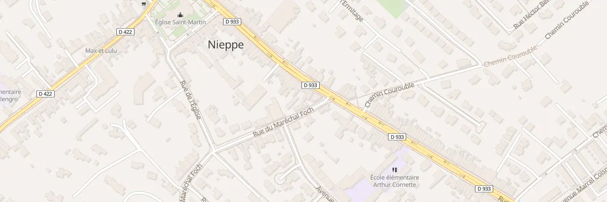 Plan du 264 Rue d’Armentieres à Nieppe