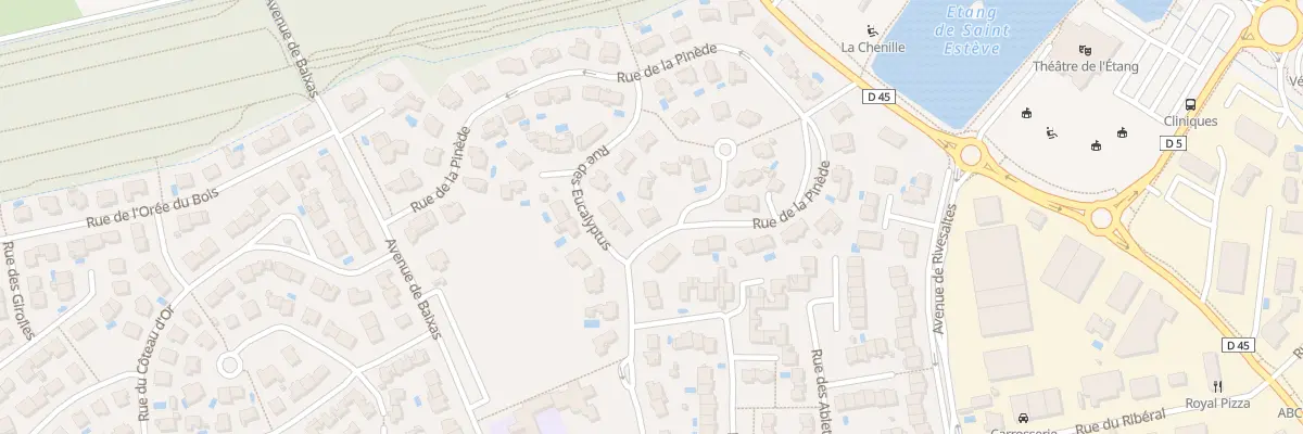 Plan du 7 Rue de la Pinède à Saint-Estève