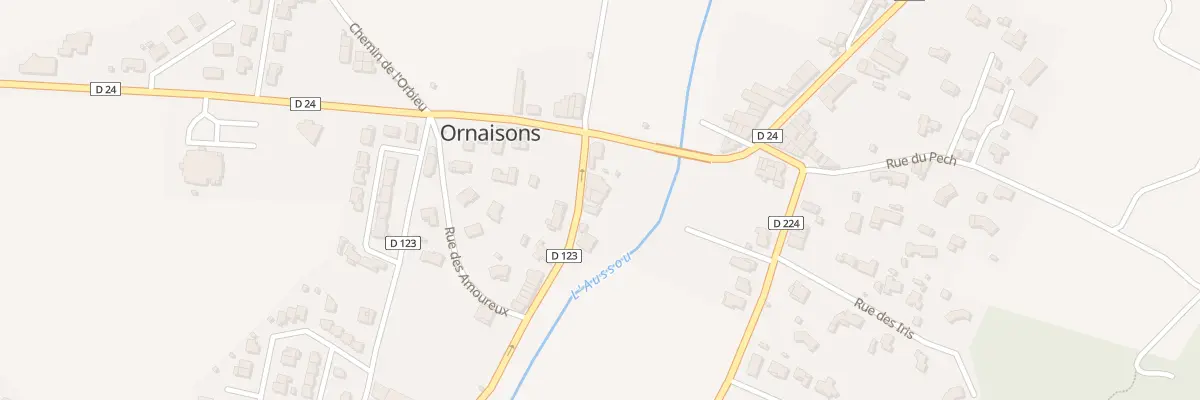 Plan du 16 Av des Auberges à Ornaisons
