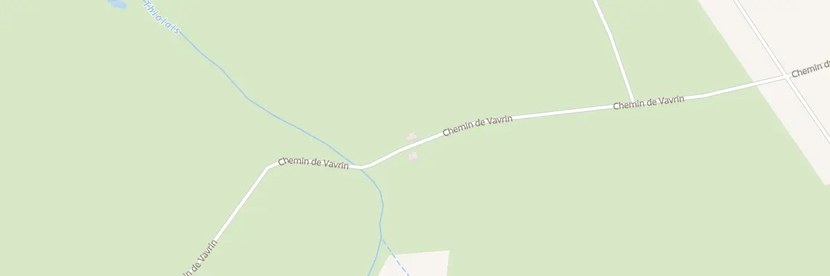 Plan du 5461 Le Vavrin à Cérilly