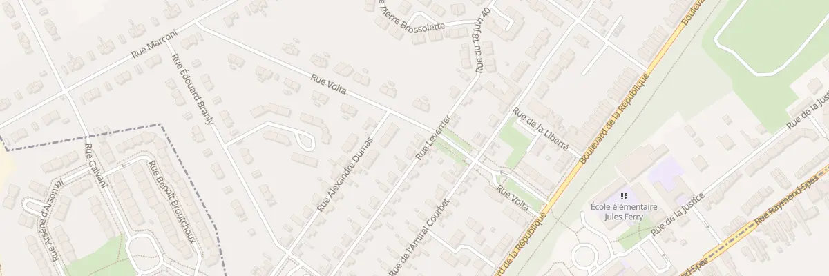 Plan du 13 Rue Volta à Vendin-le-Vieil