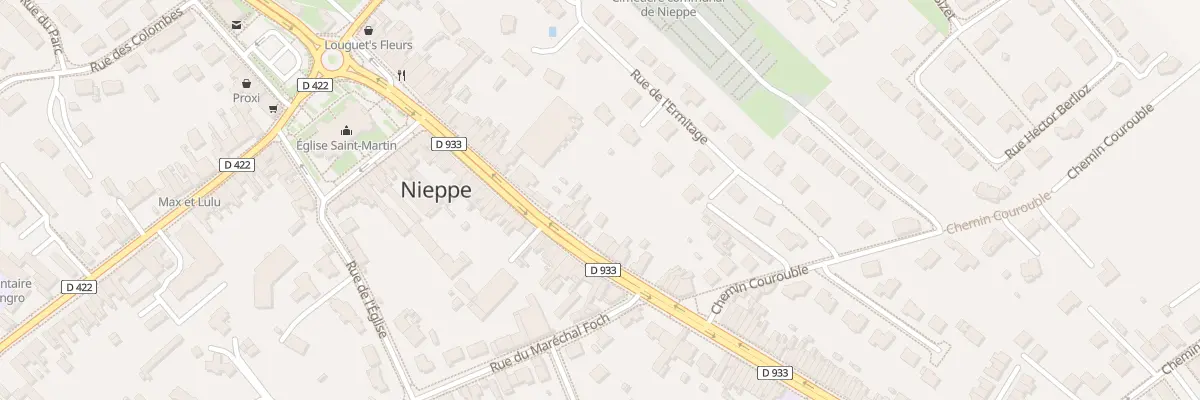 Plan du 217 Rue d’Armentieres à Nieppe