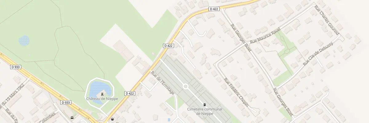 Plan du 266 Rue de Warneton à Nieppe
