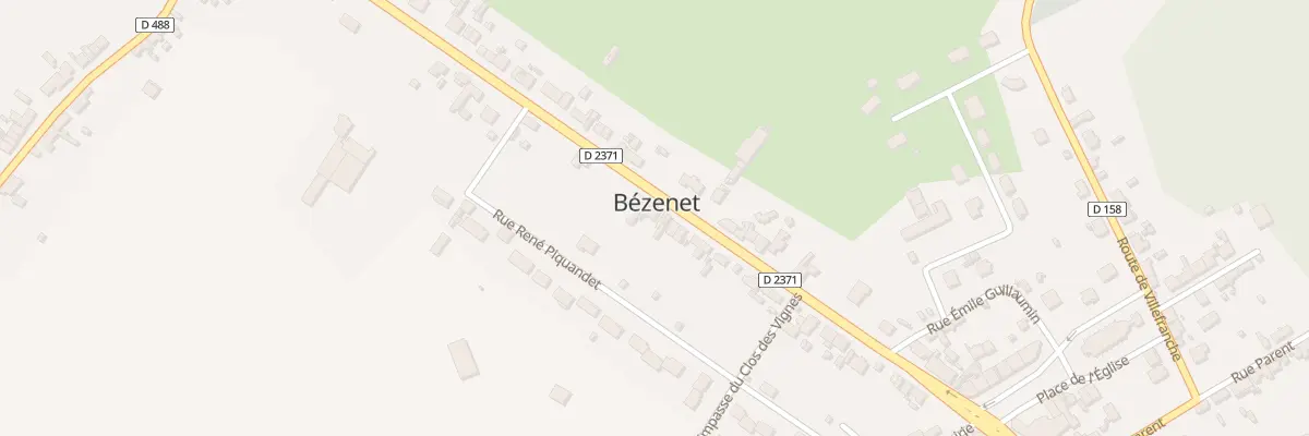Plan du 32 Rte Nationale à Bézenet