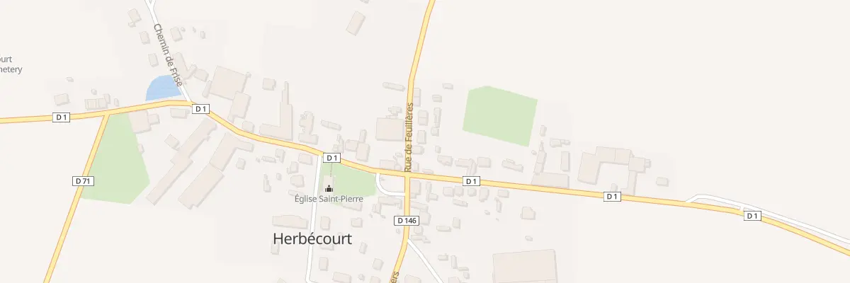 Plan du 4 Rue de Feuillères à Herbécourt