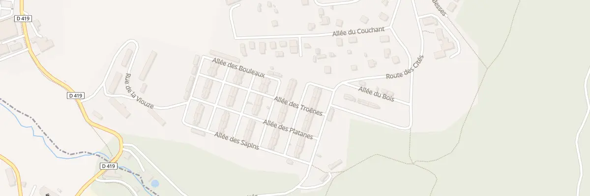 Plan du 85 All des Troenes à Saint-Georges-de-Mons