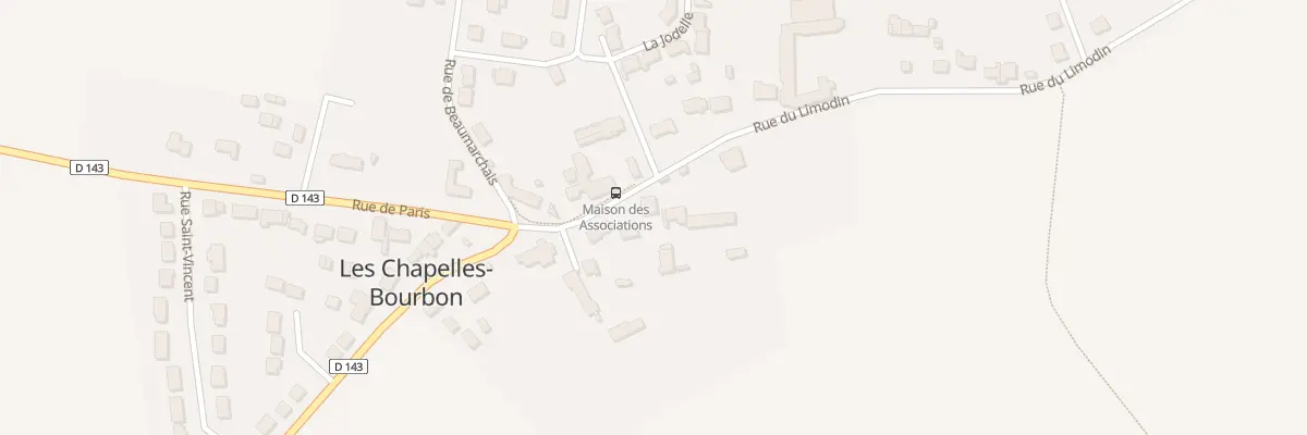 Plan du 14 Rue du Limodin aux Chapelles-Bourbon