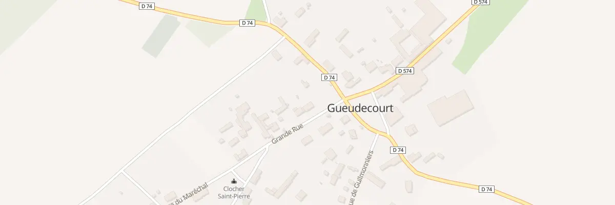Plan du 17 Gr Grande Rue à Gueudecourt
