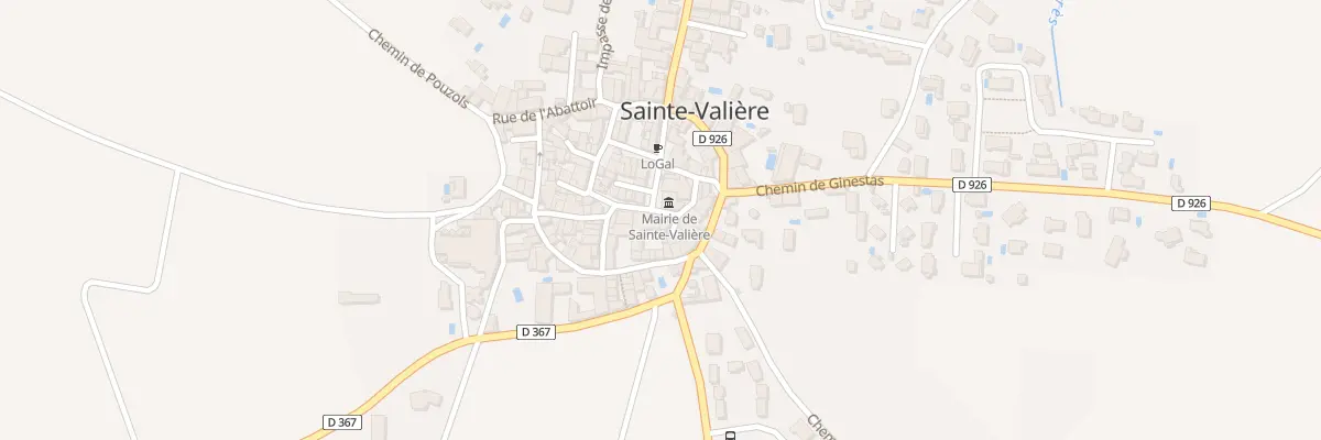 Plan du 1B Pl de l’Eglise à Sainte-Valière