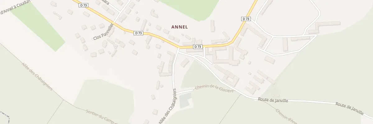 Plan du 2 All des Chataigniers à Longueil-Annel