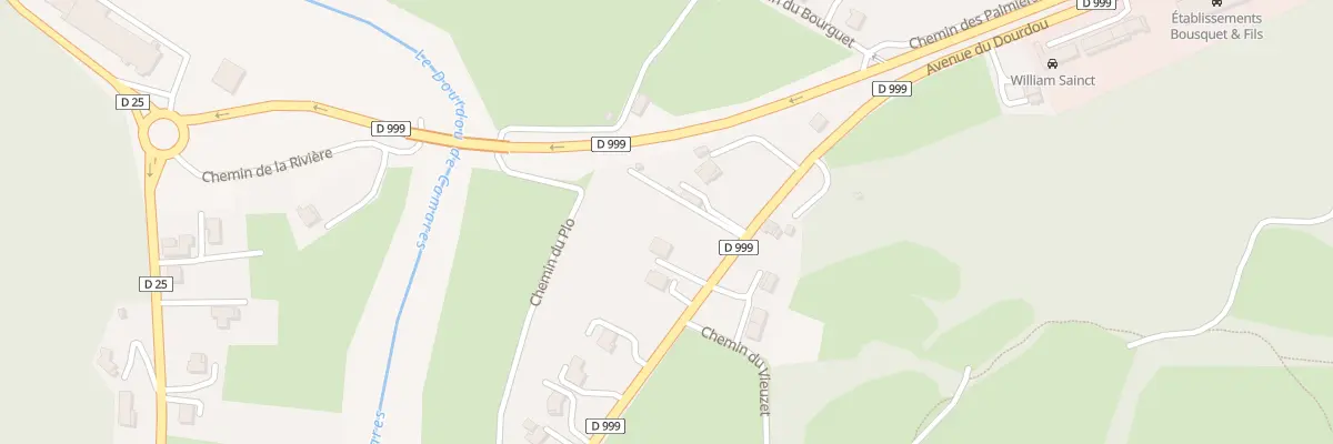 Plan du 642 Av du Dourdou à Vabres-l’Abbaye