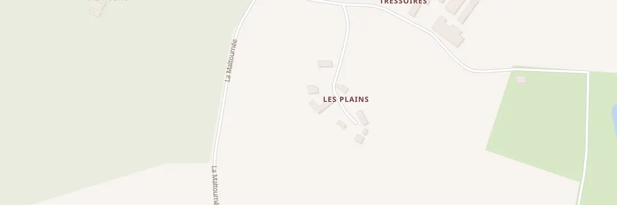 Plan du 5080 Les Plains à Dammarie-en-Puisaye