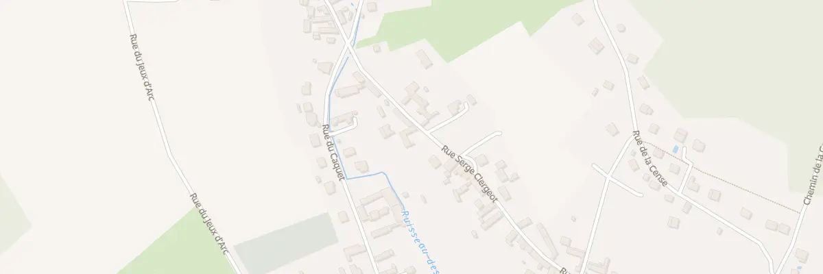 Plan du 316 Rue Serge Clergeot à Chevincourt