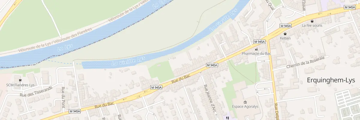Plan du 226 Rue du Bac à Erquinghem-Lys